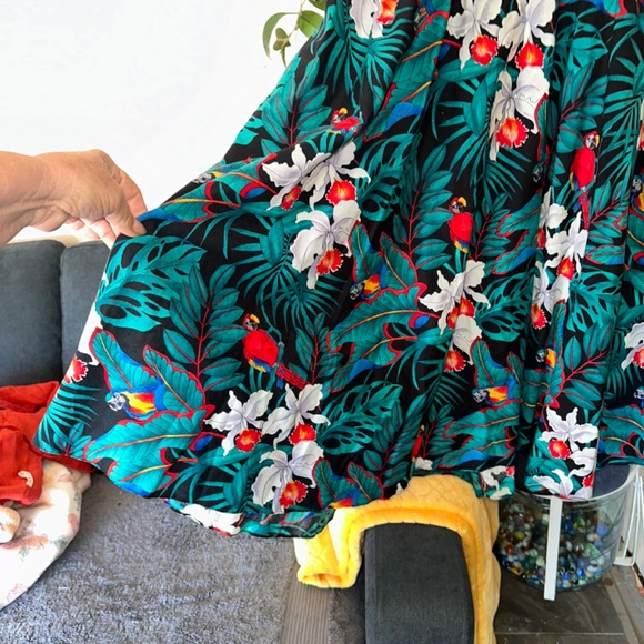 Hawaiian Dress XL Jade Fashions Classic Floral Sun Dress - Picture 8 of 10